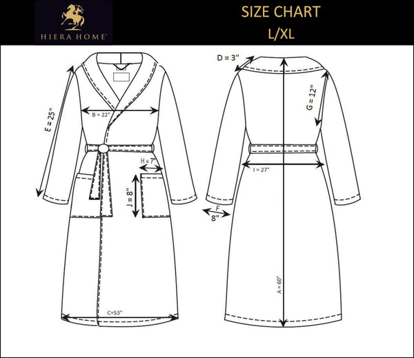 Men's Full Length Terry Bathrobe, Grey, L/XL