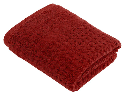 Checkers Towel, Bricked Red