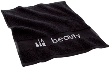 Hotel Collection Beauty Make-Up Removal Towels(Set of 4), Black, (13"x13")