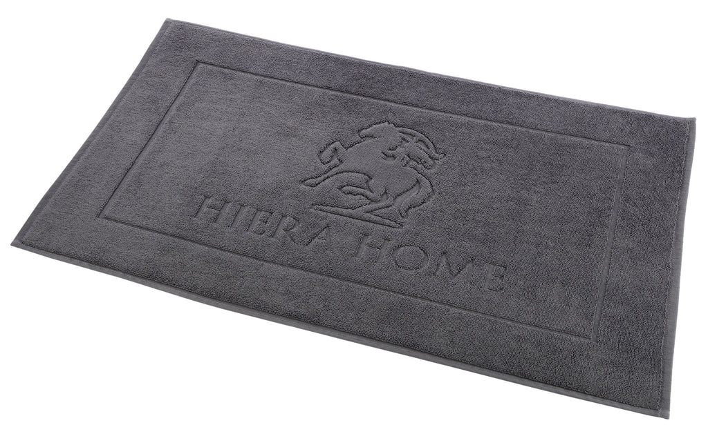 Signatured Bath Mat, Grey