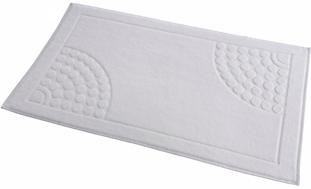 Island Bath Mat, White