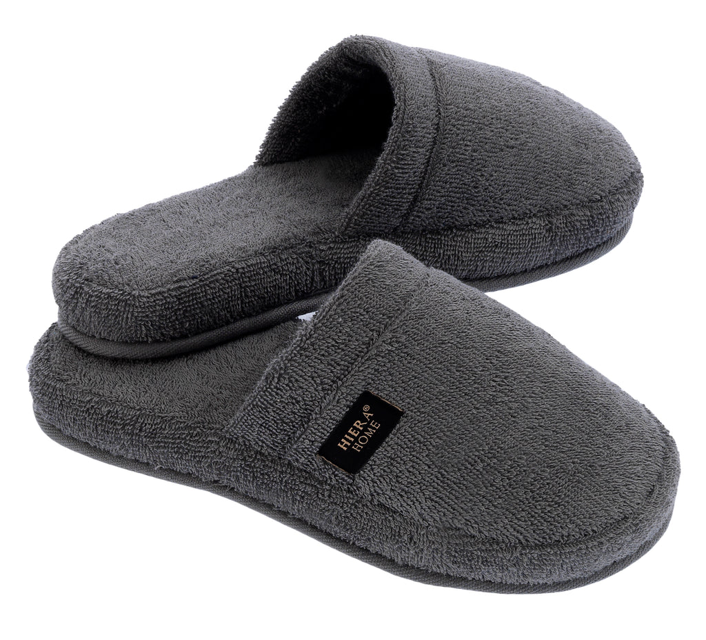 On-Air Terry Soft Slippers, Grey
