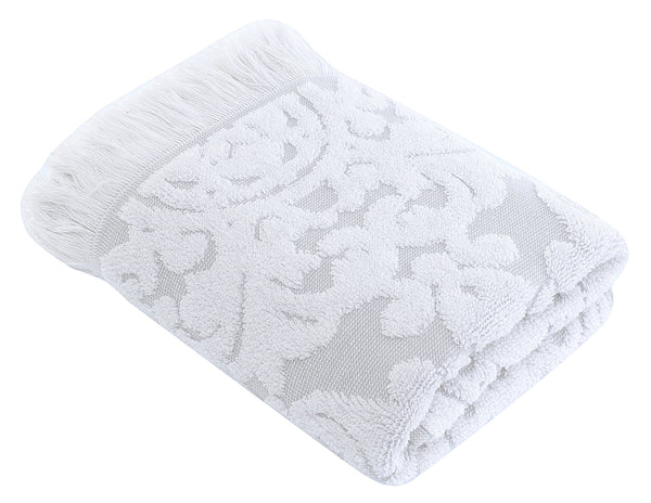 Violet Towel, Pale Grey
