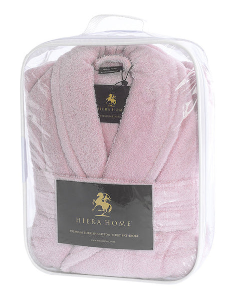 Terry Soft Bathrobe, Pink