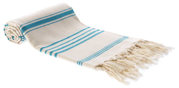 Ayas Handloomed Peshtemal Towel, Blue