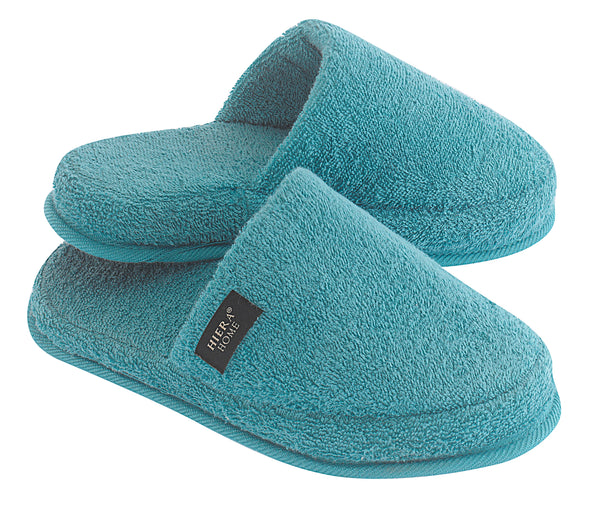 On-Air Terry Soft Slippers, Teal