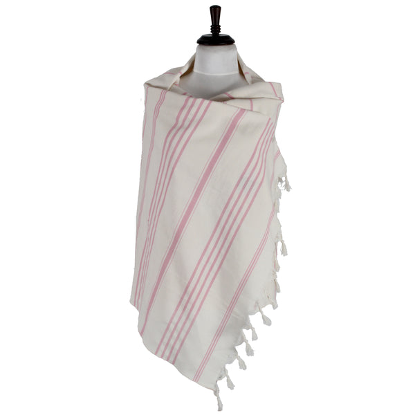 Ayas Handloomed Peshtemal Towel, Pink