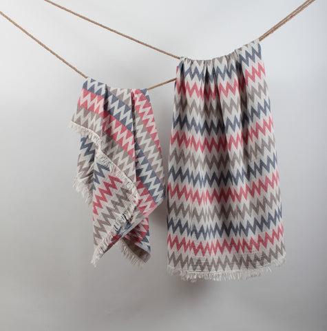 Chevron Handloomed Peshtemal Towel