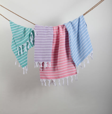100% Turkish Cotton Peshtemal Hand/Face Towel