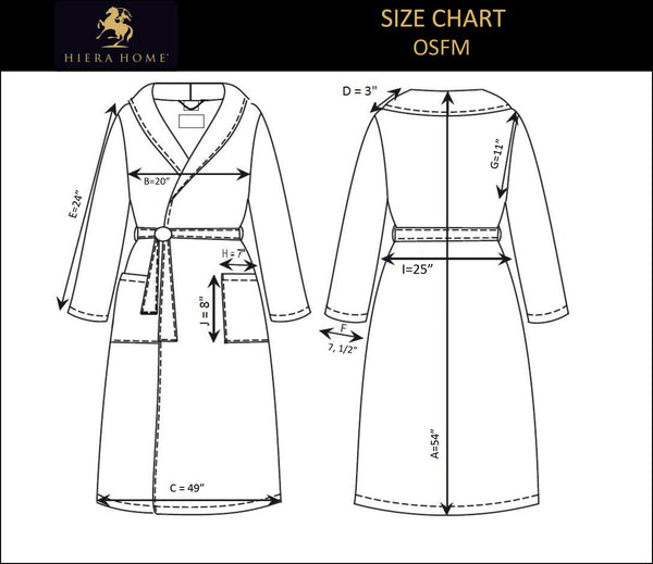 Unisex Terry Bathrobe, White, OSFM