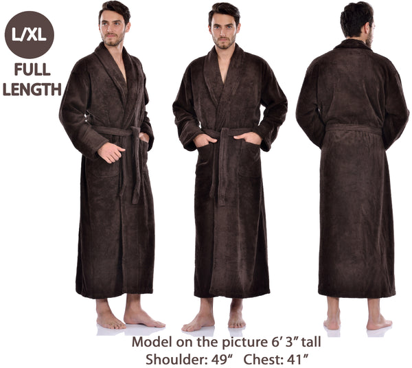 Terry Soft Bathrobe, Espresso