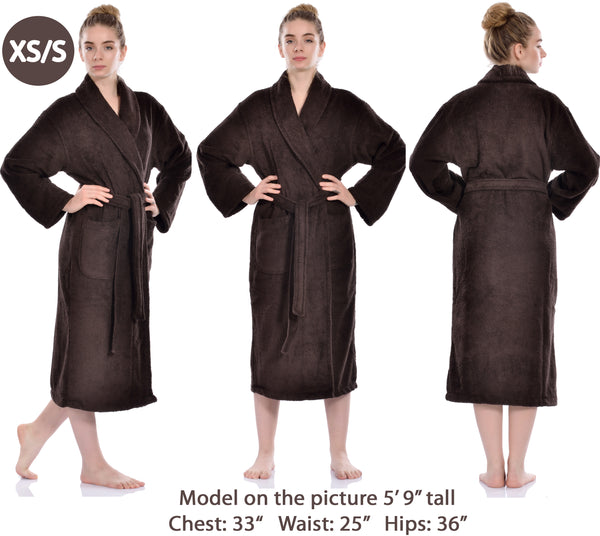 Terry Soft Bathrobe, Espresso