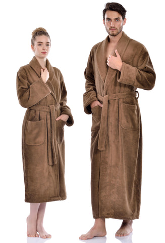 Terry Soft Bathrobe, Coffee