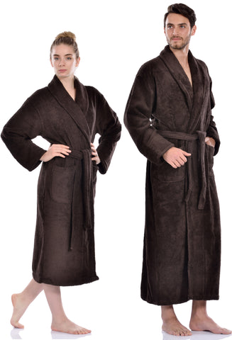 Terry Soft Bathrobe, Espresso