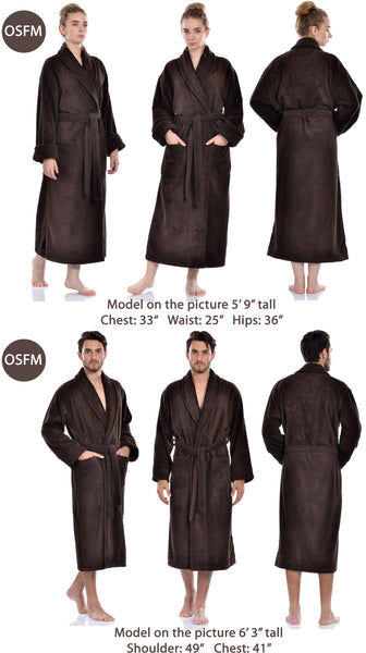 Terry Soft Bathrobe, Espresso