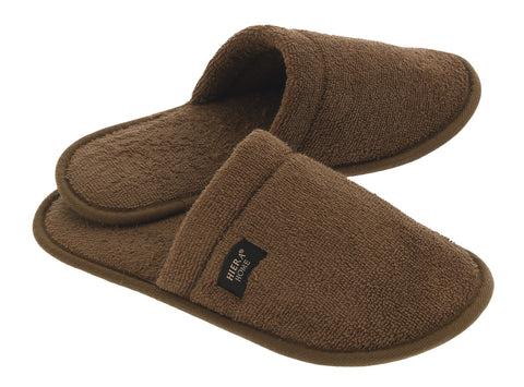 Terry Soft Slippers, Mocha