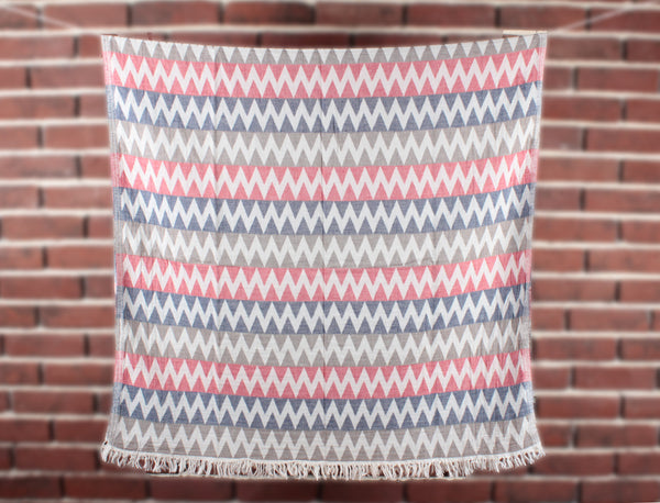 Chevron Handloomed Peshtemal Towel